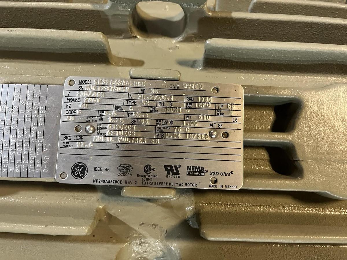 GE,M9160,MOTOR 30HP 1780RPM 3PH 286T 5KS286SAA205D