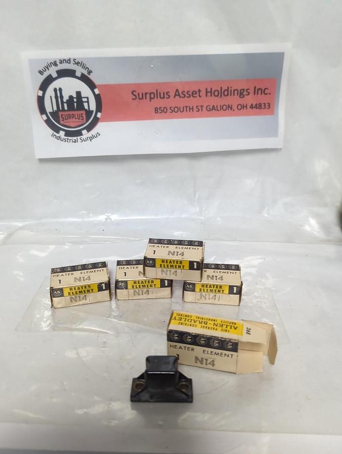ALLEN BRADLEY,N14,THERMAL OVERLOAD HEATER ELEMENT LOT OF 5 NOS