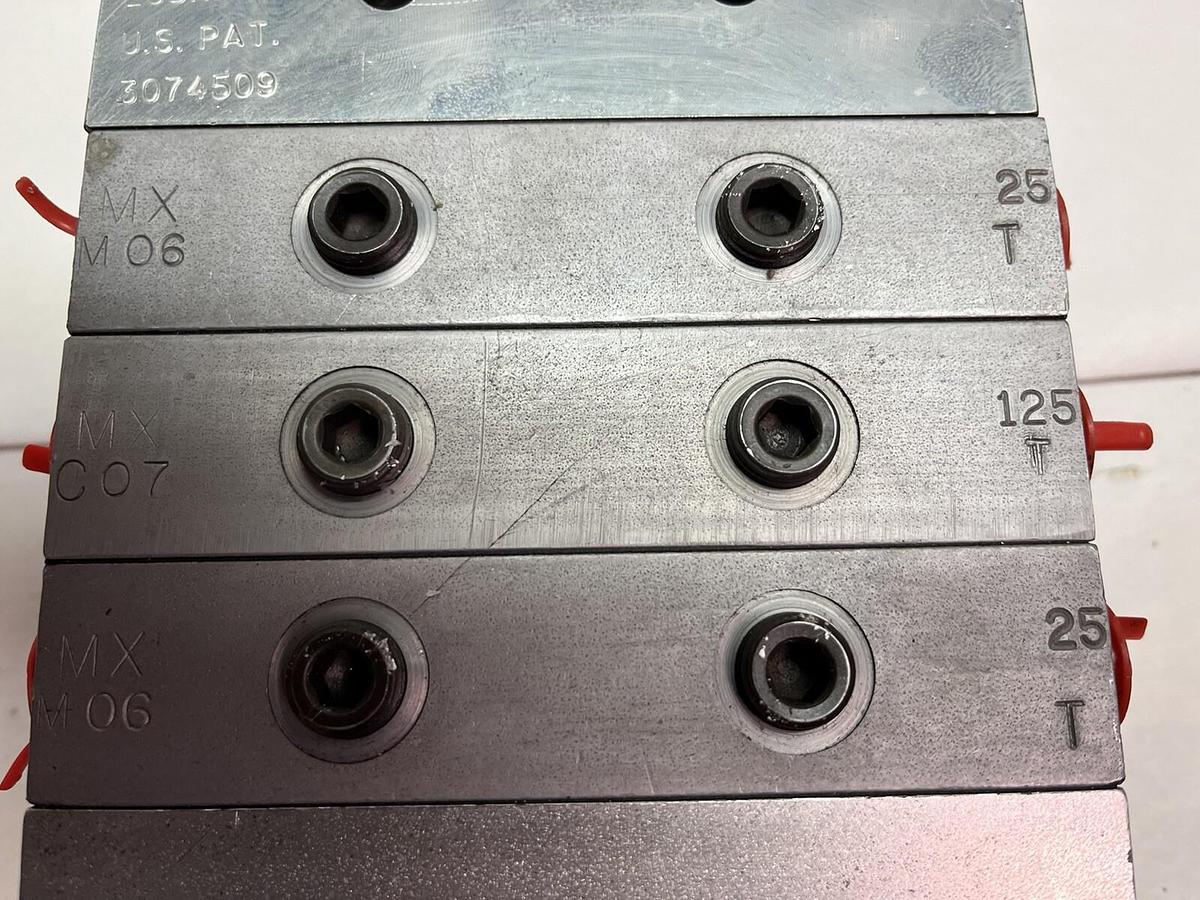 Used LUBRIQUIP,MX-E07-100T, VALVE BANK