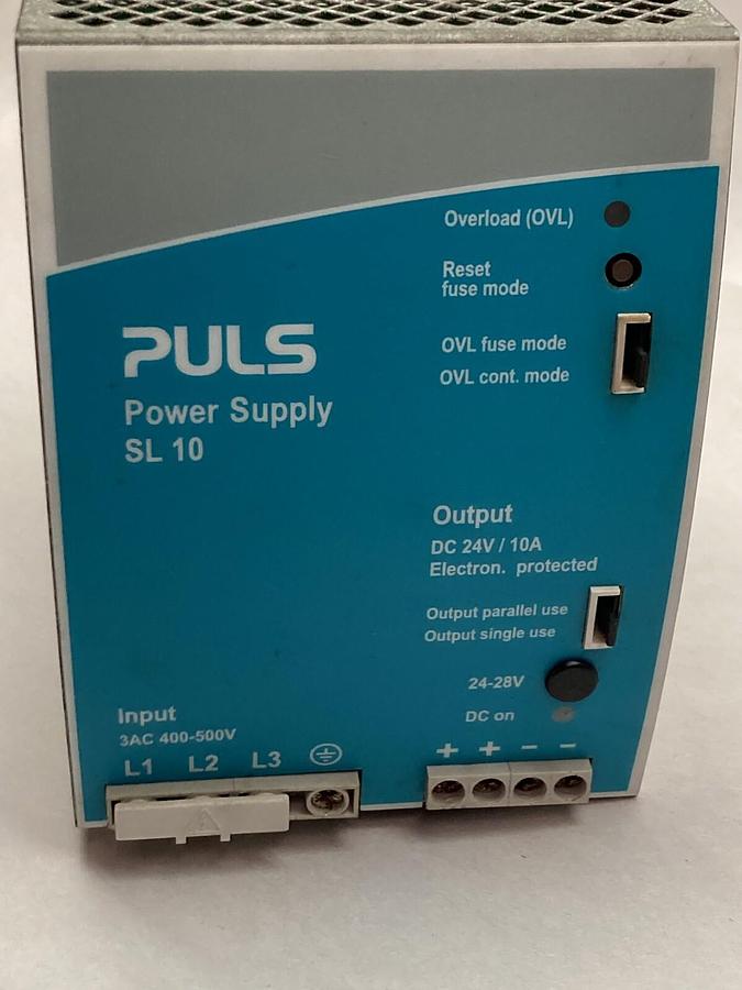 Used Puls,SL10.300,Power Supply SL 10 3ac 400-500v Rev B