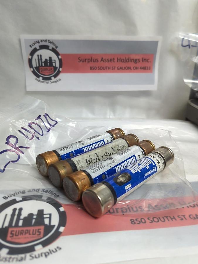 Used LITTELFUSE,FLSR40ID,INDICATOR 40 AMP FUSE LOT OF 4 PRE-OWNED