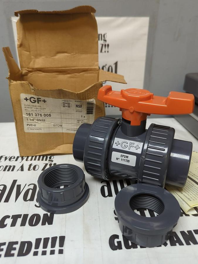 GEORGE FISCHER,GF  1-1/4 INCH  DN32,2-WAY BALL VALVE NOS