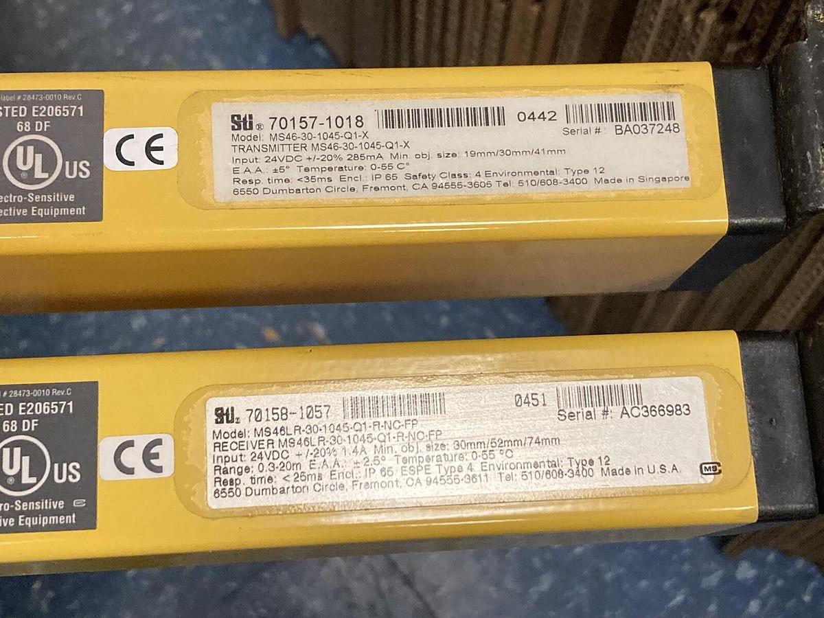 Used STI,MS46SR-30-1040-Q1-R-SC1 MS800S-30-1040-X-SC1,Receiver & Transmitter