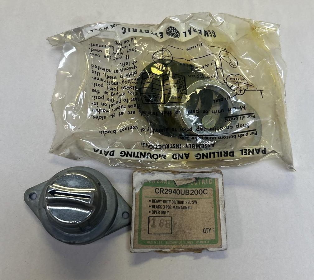 GENERAL ELECTRIC,CR2940UB200C,SELECTOR SWITCH NOS