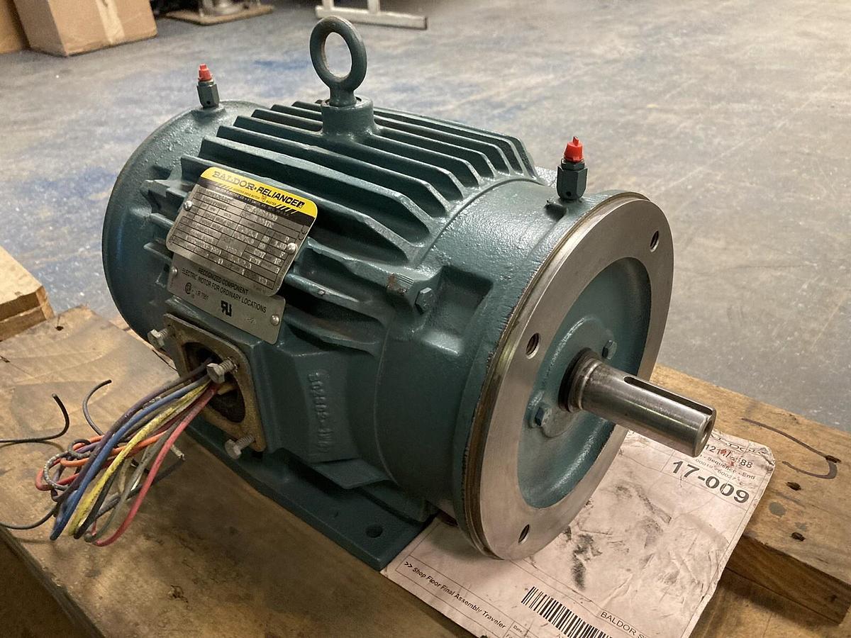 Used Baldor,IDVSNM3665T,3PH V*S Master Inverter Motor 5HP 230/460V 1755RPM L184TC