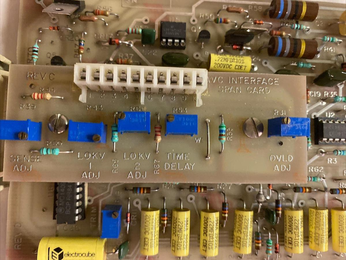 Used AVC,10122D,INTERFACE CARD, REV D