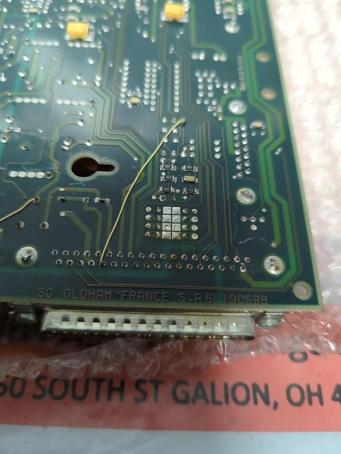 Used OLDHAM FRANCE,S.A6L19059B,CIRCUIT BOARD PRE-OWNED