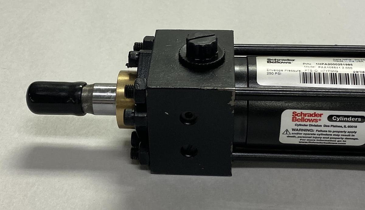 SCHRADER BELLOWS,PAA108841 2000, CYLINDER CYLINDER 250PSI NOS