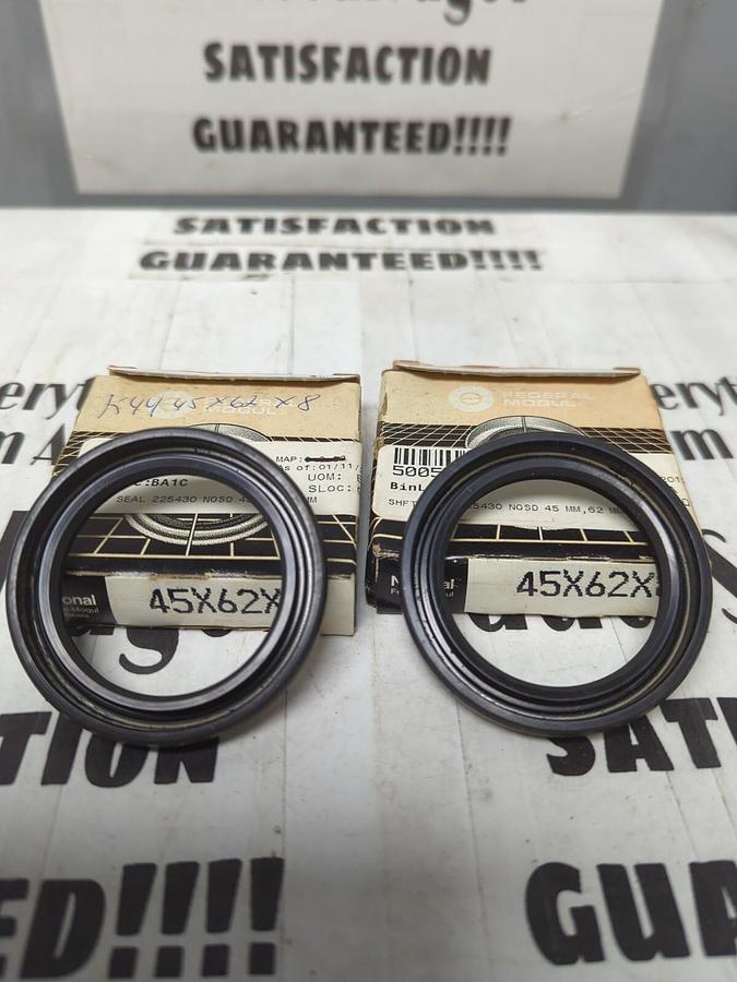 FEDERAL MOGUL,45X62X8,SHAFT SEALS LOT OF 2 NOS