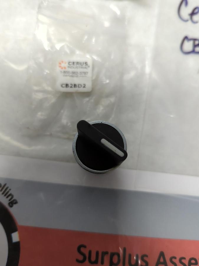 CERUS,CB2BD2,2-POSITION SELECTOR SWITCH BLACK LOT OF 3 NOS