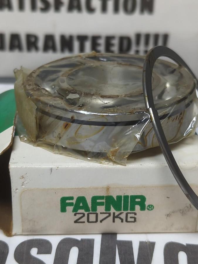 FAFNIR,207KG,BALL BEARING WITH SNAP RING LOT OF 2