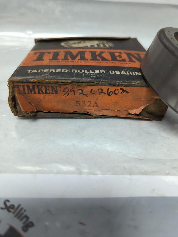 Used TIMKEN,532A,ROLLER BEARING CUP PRE-OWNED
