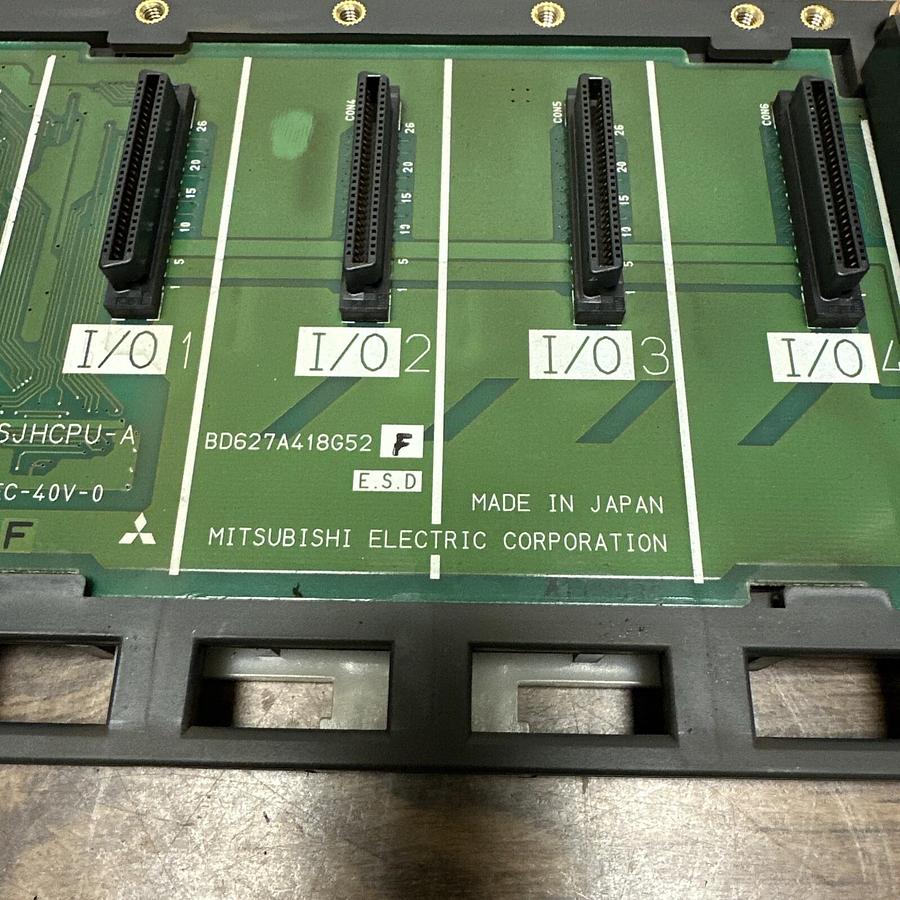 Used Mitsubishgi,A1SJHCPU,Melsec CPU w/5 Slot Rack