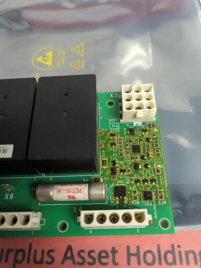 Used SCHNEIDER ELECTRIC,PN072135P903,INVERTER FAN CARD PRE-OWNED