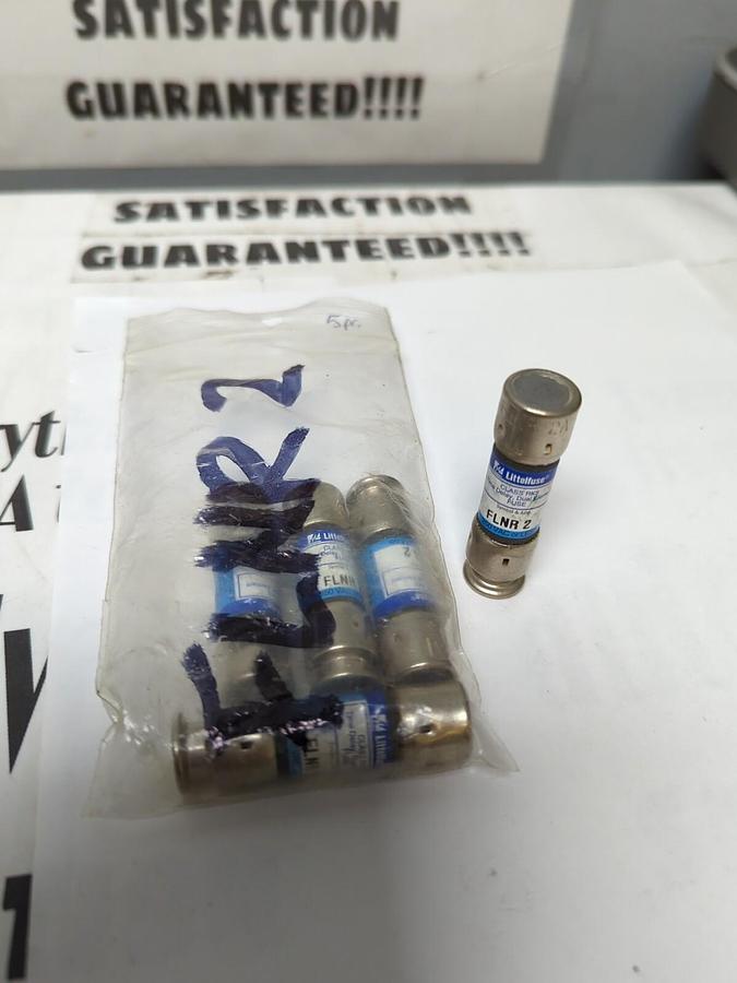 LITTELFUSE,FLNR-2,TIME-DELAY 2 AMP FUSES LOT OF 5 NOS