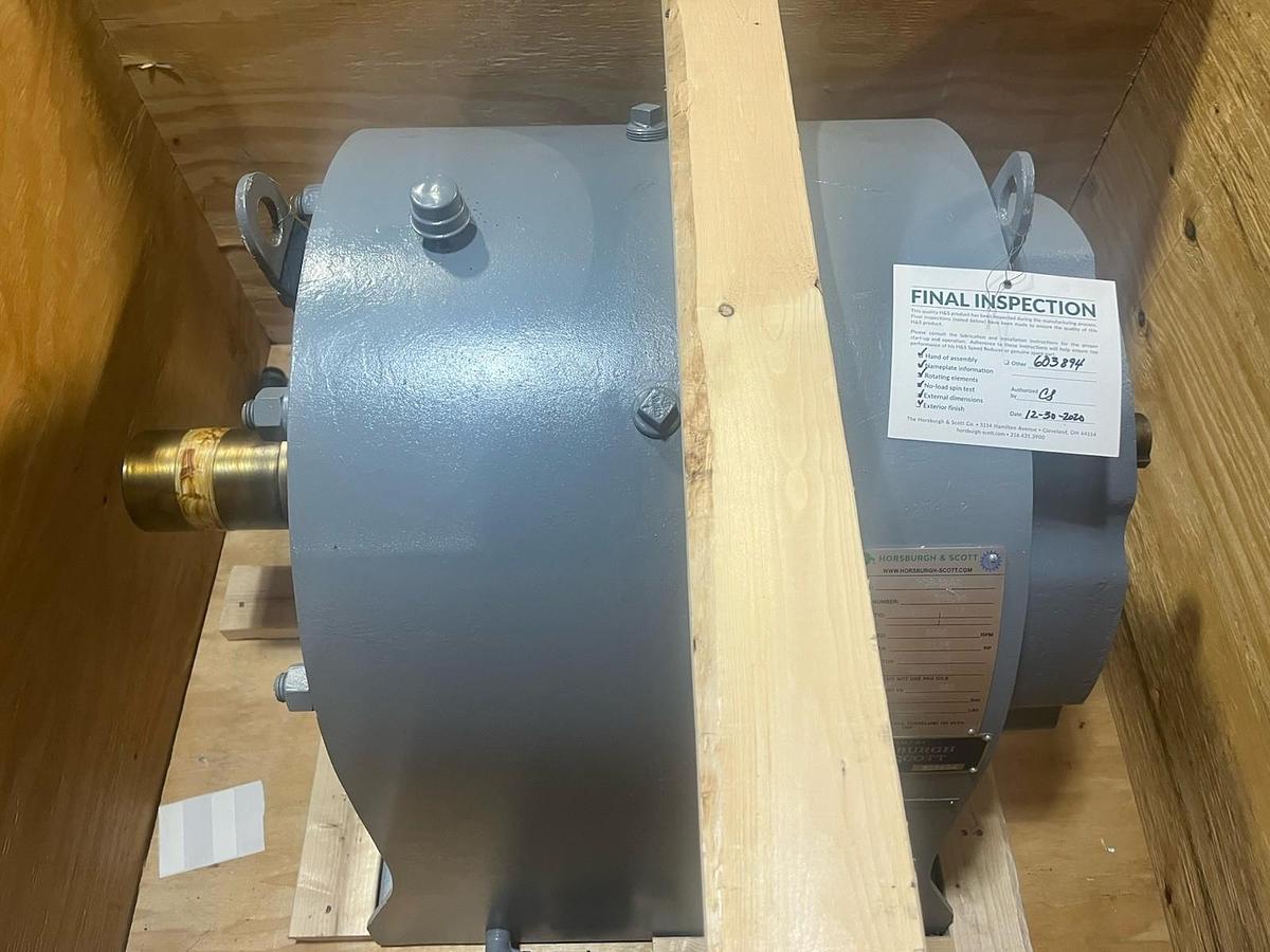 Used HORSBURGH & SCOTT,SC4-02AS,GEAR REDUCER RATIO 158.919 INPUT 2000RPM 11.75HP