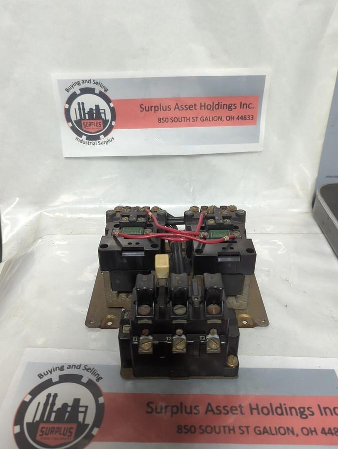 Used ALLEN BRADLEY,705X-AOD,SIZE 0 REVERSING STARTER PRE-OWNED