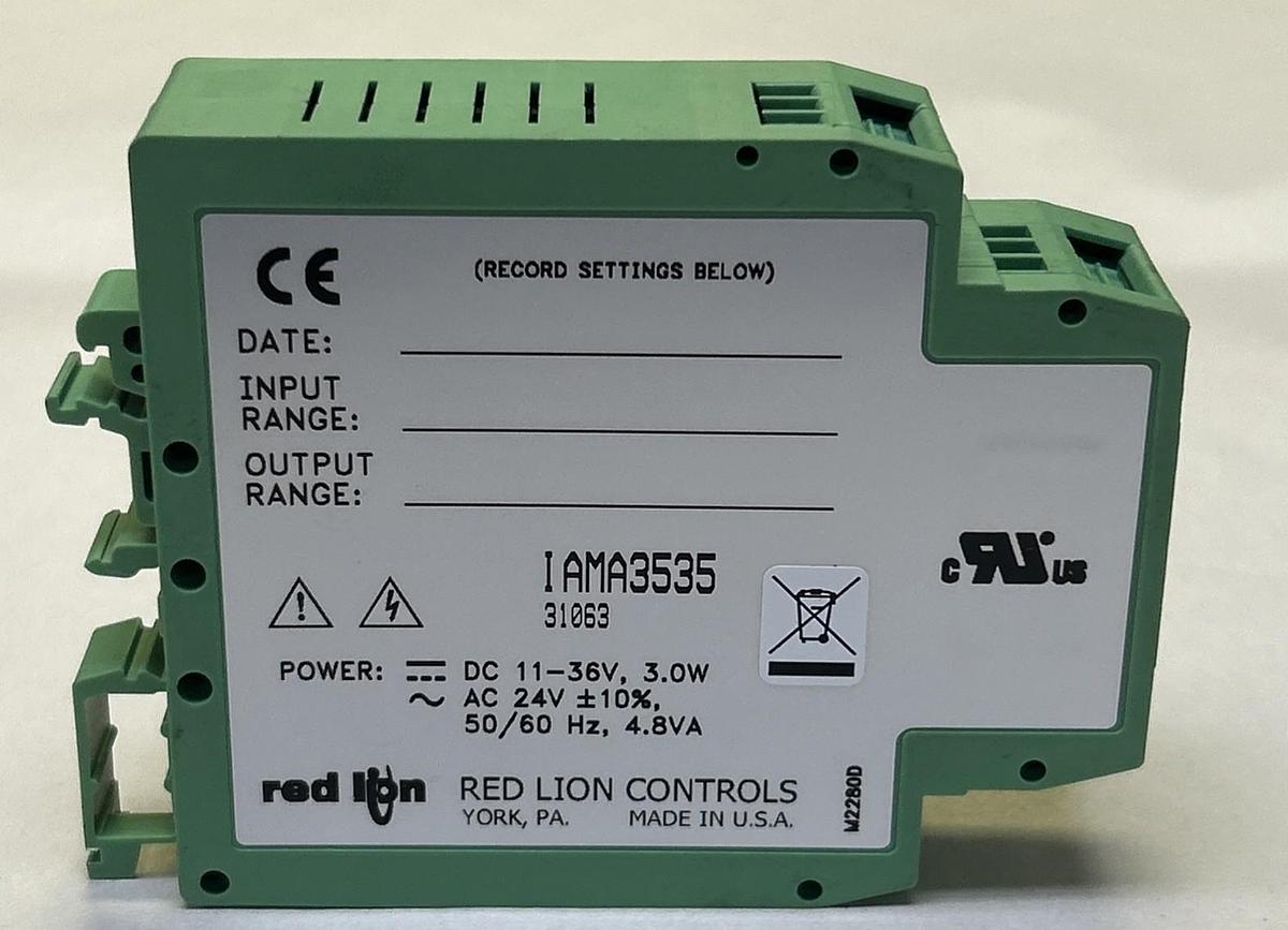 Used RED LION,IAMA3535,UNIVERSAL SIGNAL CONDITIONING MODULE