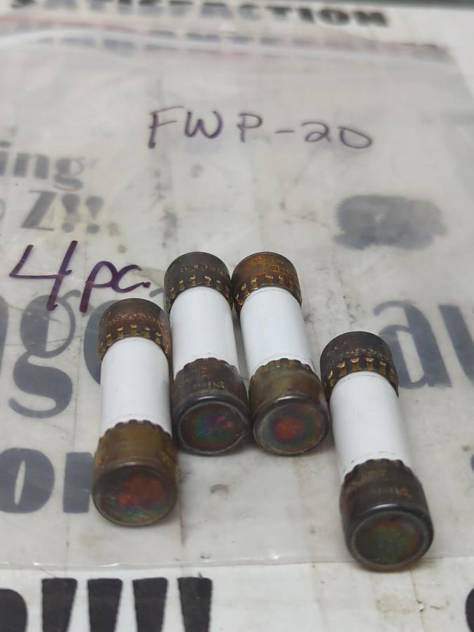 COOPER BUSSMANN,FWP-20,SEMI-CONDUCTOR FUSES LOT OF 4 NOS