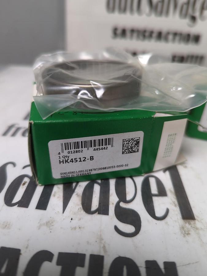 INA,HK4512-B,NEEDLE ROLLER BEARING 45X52X12MM LOT OF 4 NOS