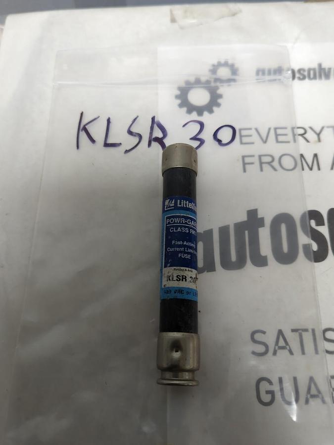 LITTELFUSE,KLS30,CLASS RK1 30 AMP FUSE NOS