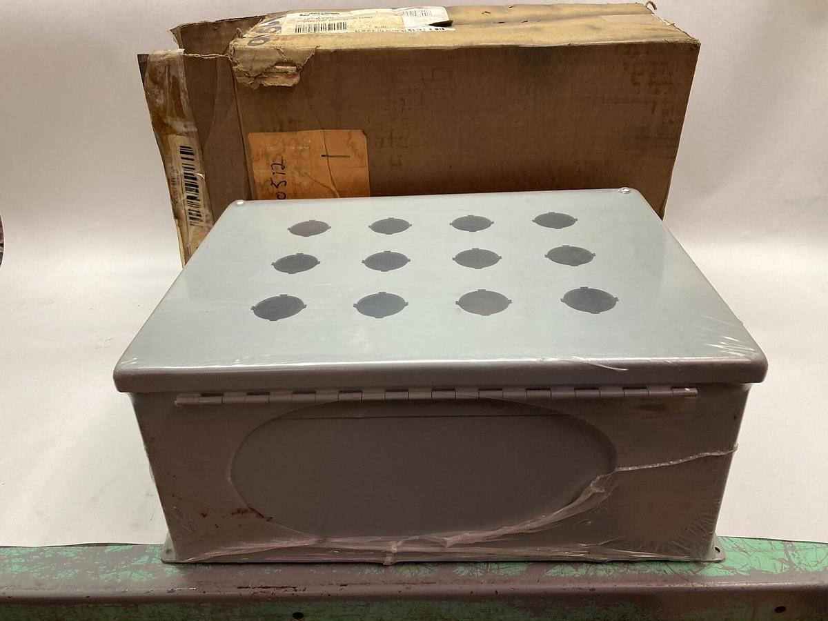 Used Hoffman,E12PBY25,Push Button Enclosure