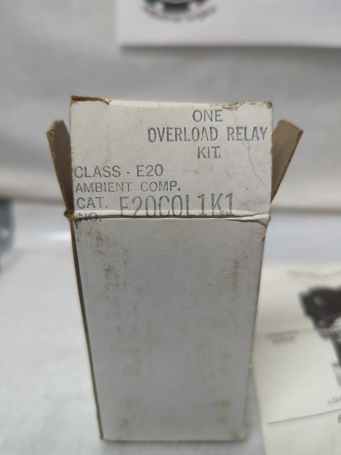 TELEMECANIQUE,E20C0L1K1,OVERLOAD RELAY CLASS E20 NOS