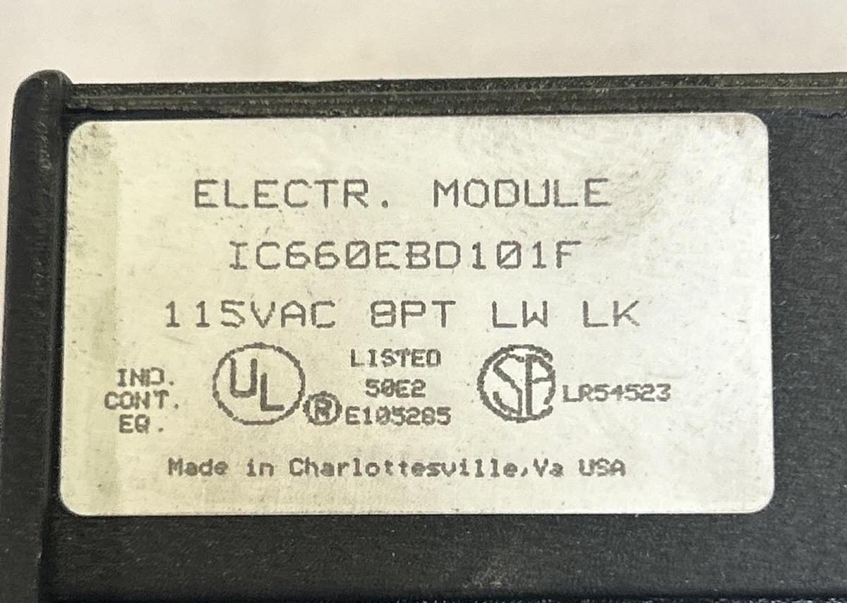 Used GE FANUC,IC660EBD101F,GENIUS MODULE