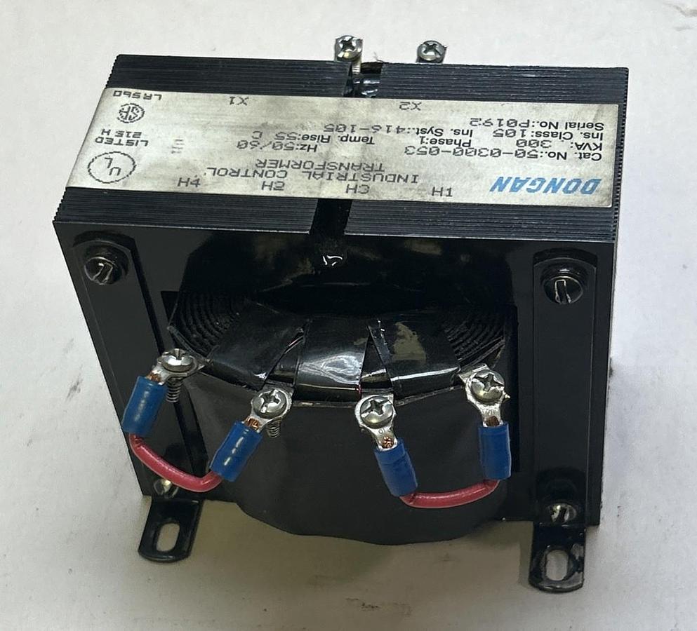 Used DONGAN,50-0300-053,INDUSTRIAL CONTROL TRANSFORMER 300KVA