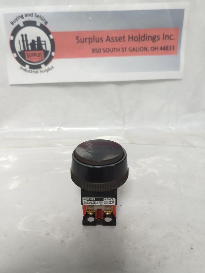 Used FUJI ELECTRIC,AR30M3R,BLACK PUSHBUTTON PRE-OWNED