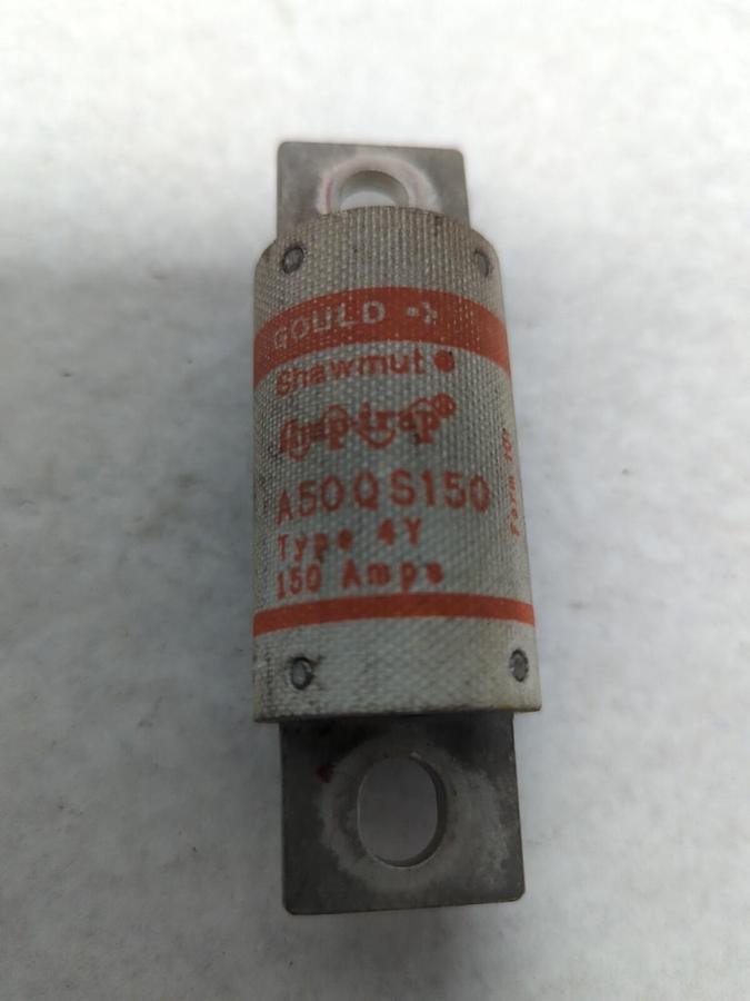 Used GOULD SHAWMUT,A50QS150,AMP-TRAP 150 AMP FUSE PRE-OWNED