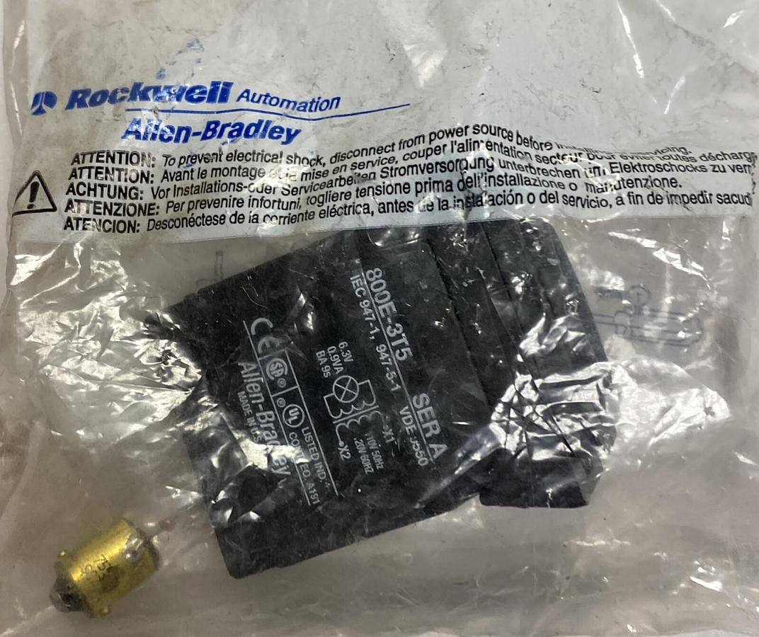 Used ALLEN BRADLEY,800E-3TL5,SER A TRANSFORMER MODULE NOS