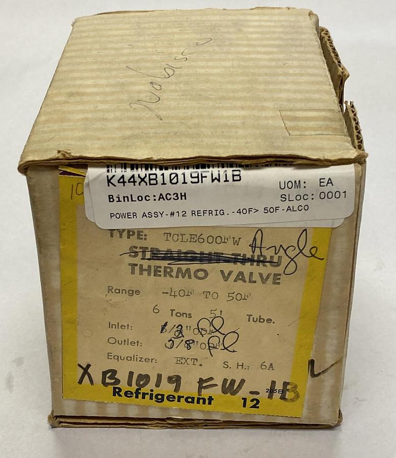 Used ALCO,TCLE600FW,THERMO VALVE NEW