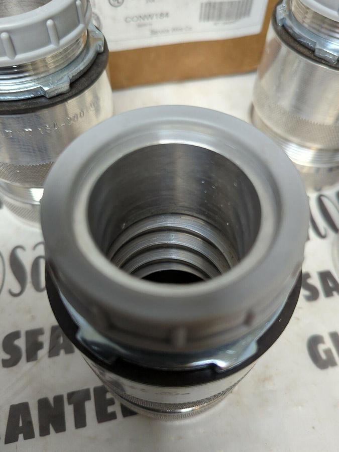 SERVICE WIRE CO.,CONW184,METAL CLAD  TYPE MC SERIES CABLE CONNECTOR BOX OF 4