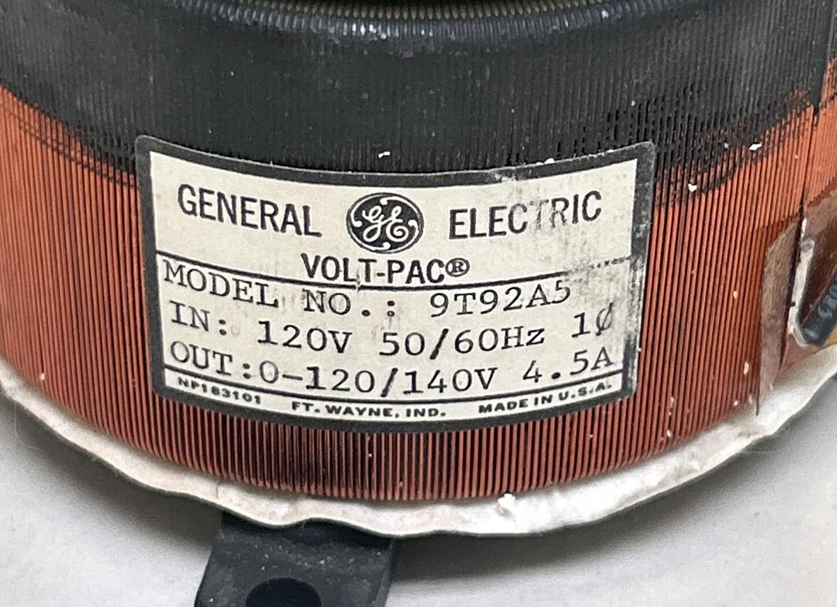 GENERAL ELECTRIC,9T92A5,SPECIALTY TRANSFORMER NOS