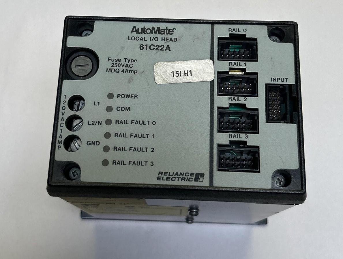 Used RELIANCE ELECTRIC,61C22A,LOCAL I/O HEAD
