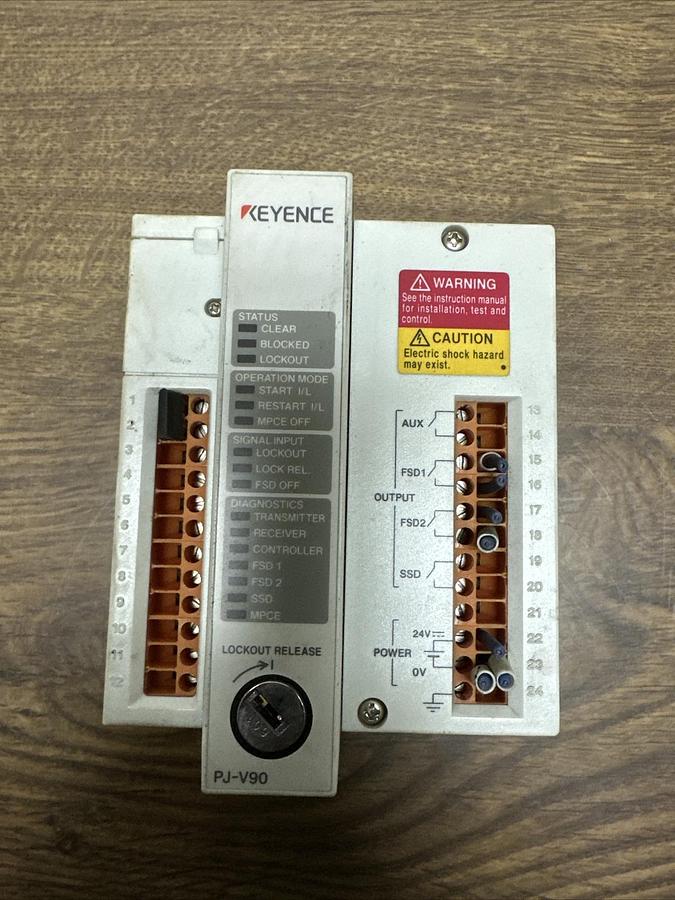 Used Keyence,PJ-V90,Light Curtain Controller