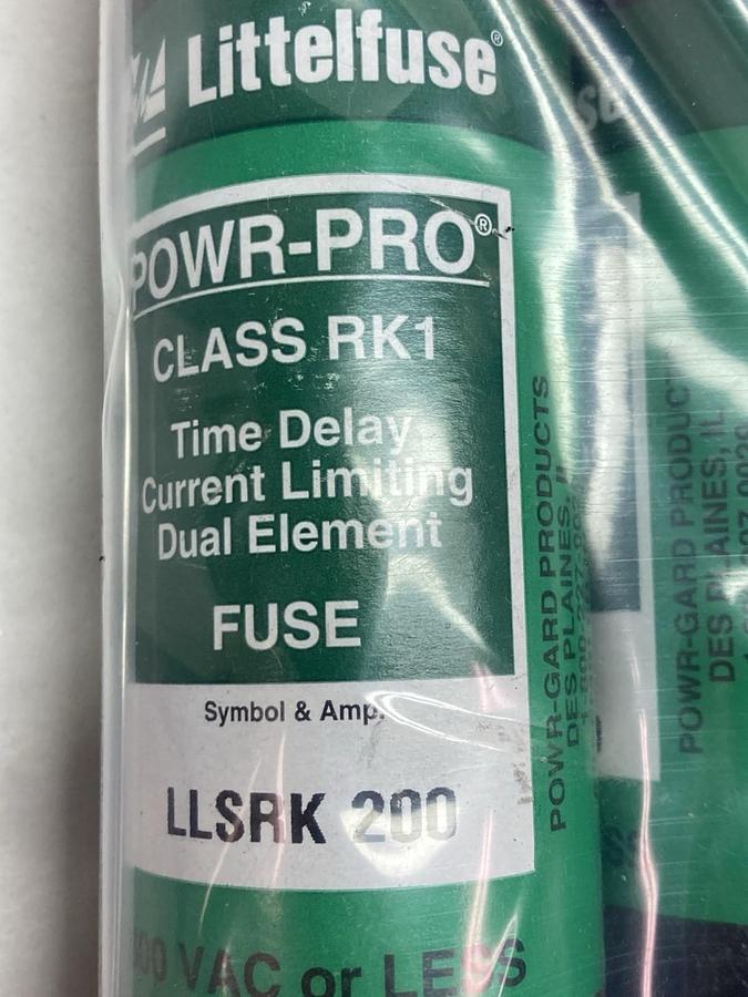 Littlefuse,LLSRK 200,Fuses LOT OF 3