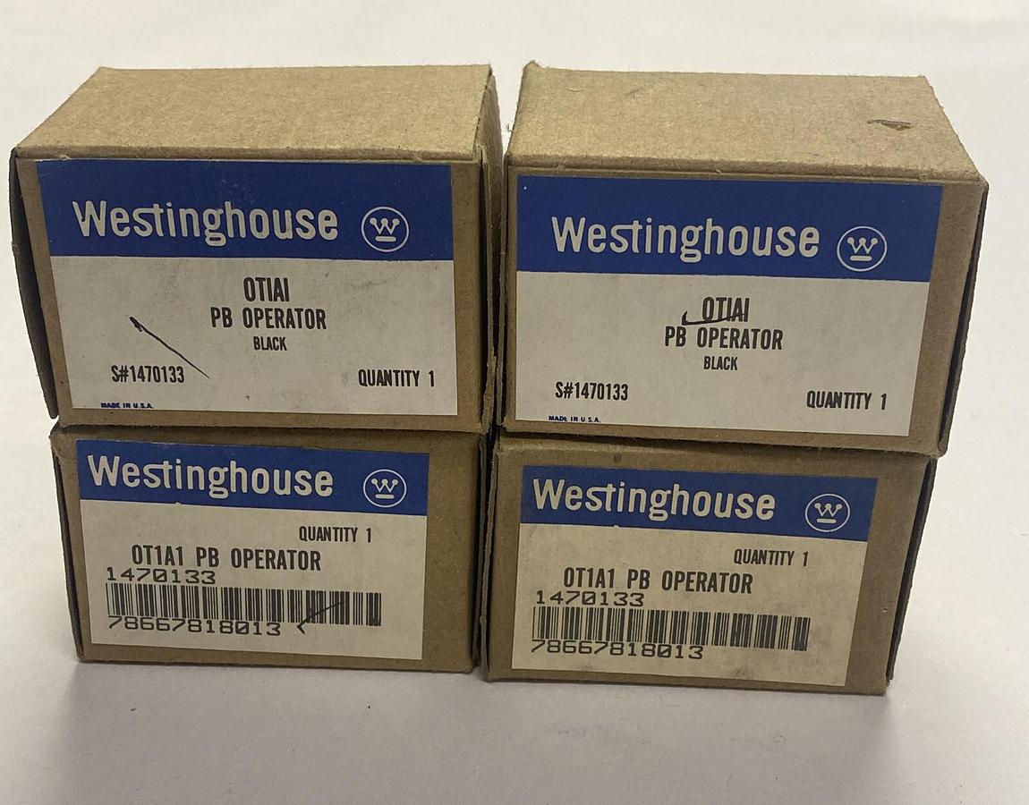 WESTINGHOUSE,OT1A1,PUSHBUTTON LOT OF 4 NEW
