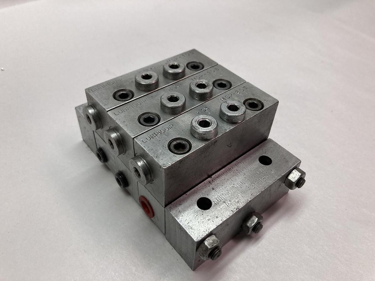 Lubriquip,4312425,Block Valve Manifold 3500 PSI Max