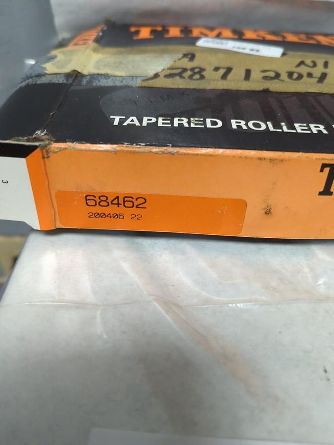 TIMKEN,68462,ROLLER BEARING CONE NOS