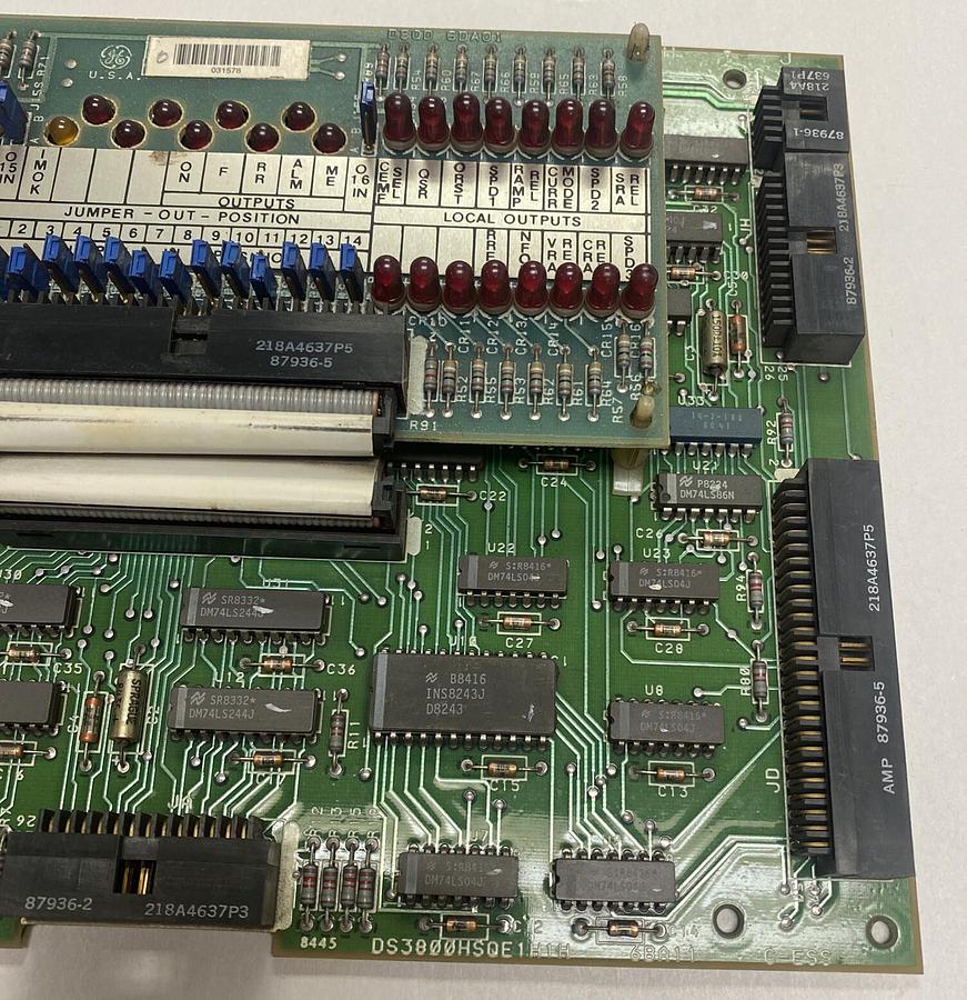 Used General Electric,DS3000HSQE1H1H,Board WITH DS3800DSQD1A1A Sequencer Auxiliary