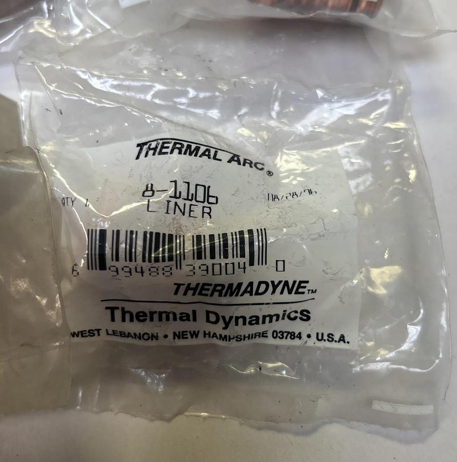 THERMAL DYNAMICS,8-1106,LINER LOT OF 8 NEW