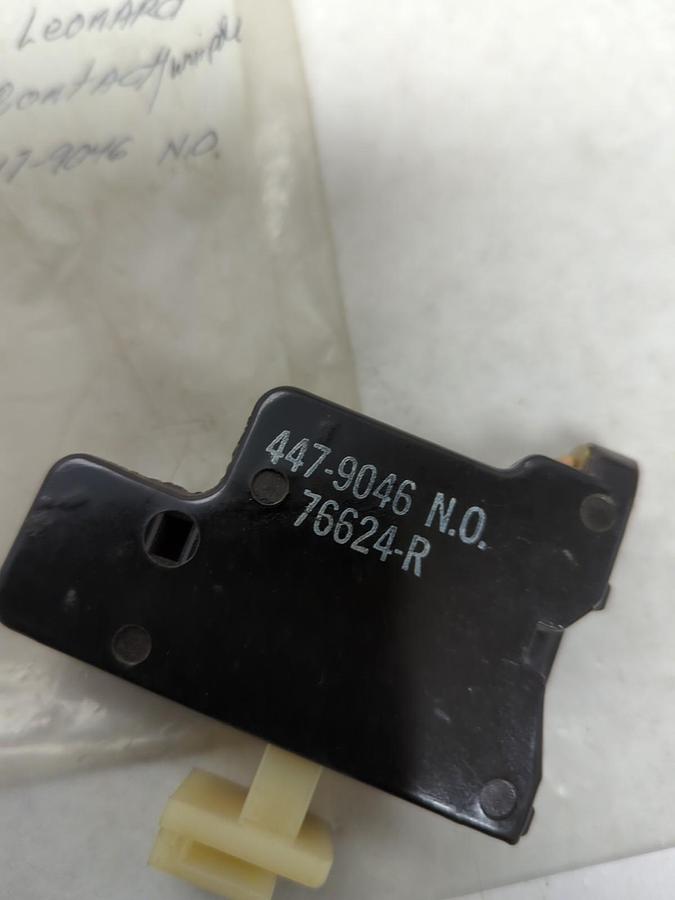 Used WARD LEONARD,447-9046 N.O.,AUXILIARY CONTACT/UNIT POLE PRE-OWNED