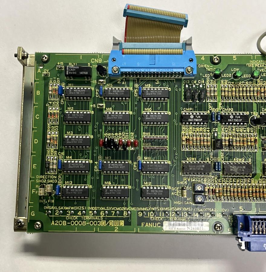 Used FANUC,A20B-0008-0030/080,SPINDLE ORIENTATION PCB BOARD