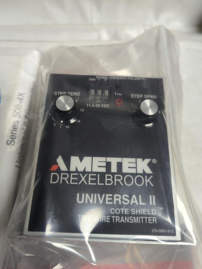 AMETEK,408-8200,UNIVERSAL COTE SHIELD 2-WIRE TRANSMITTER NOS