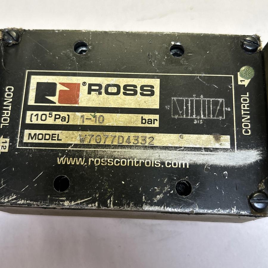 Used ROSS,W7077D4332,SOLENOID VALVE