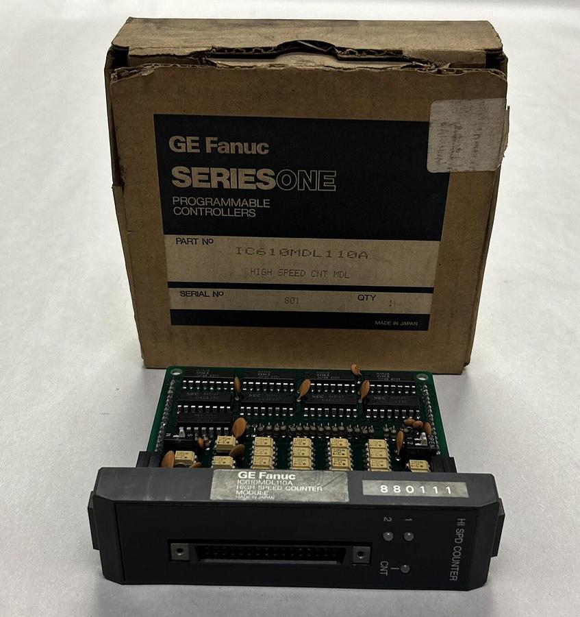 Used GE FANUC,IC610MDL110A,HIGH SPEED COUNTER MODULE NOS