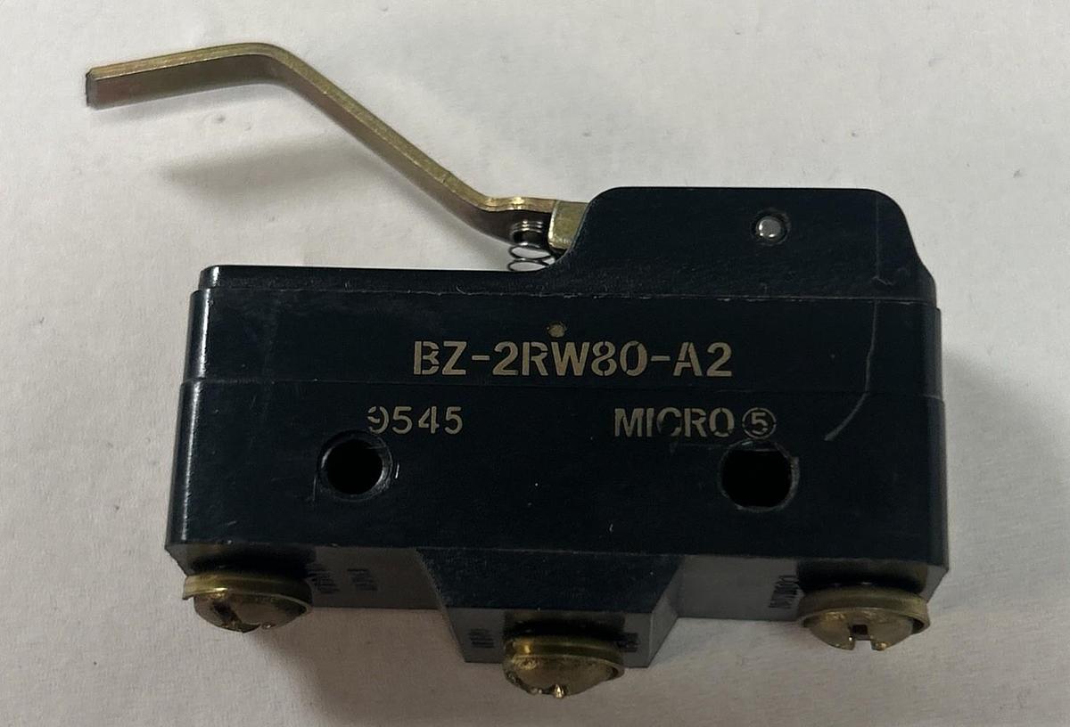 Used HONEYWELL,BZ-2RW80-A2,MICRO SWITCH LIMIT SWITCH LOT OF 2