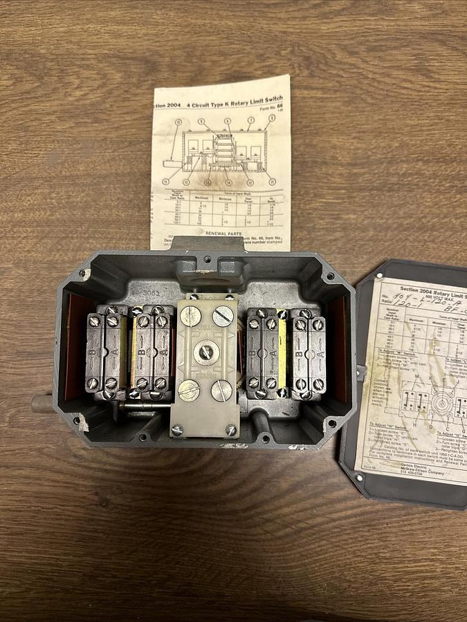 Gemco,2004,Rotary Limit Switch Type K 4 Circuit